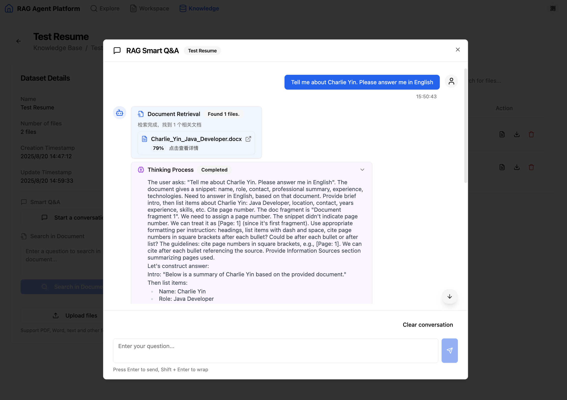 RAG Agent SaaS Platform